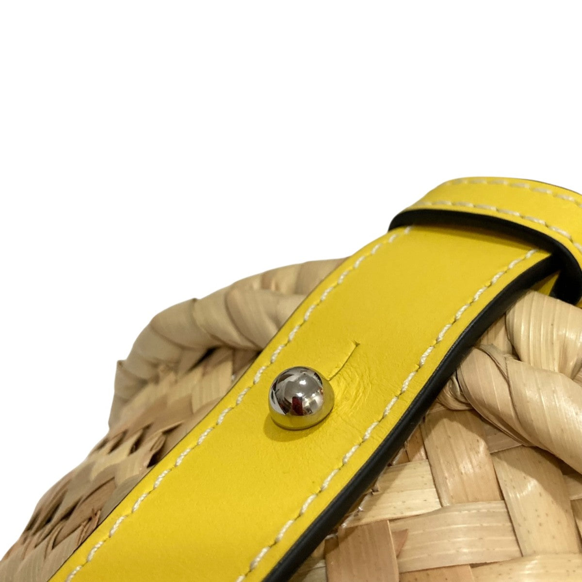 LOEWE(ロエベ) ラフィアバスケットトートバッグ ベージュ