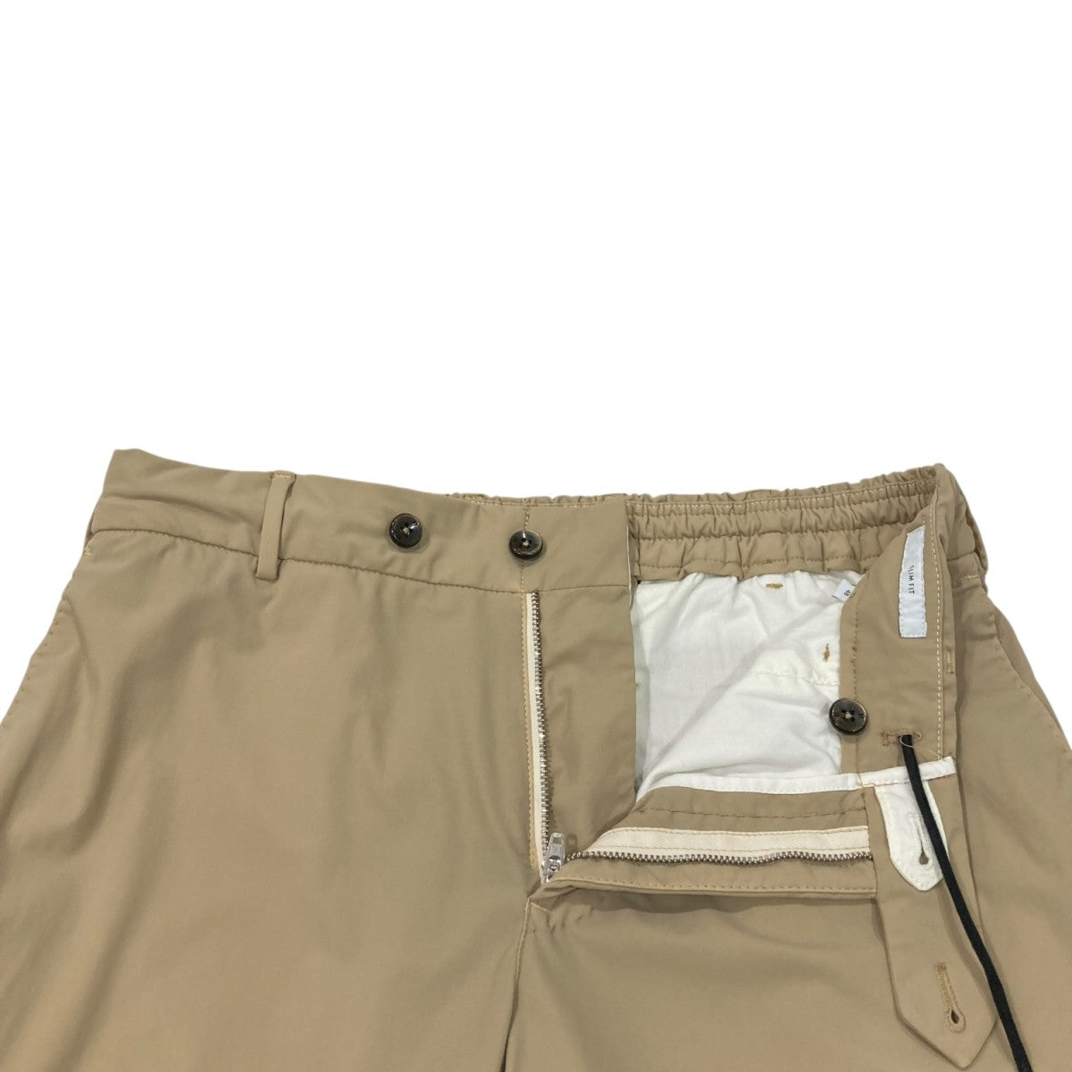 【新品未使用】PT TORINOアクティブ ベージュスラックス PT TORINO ピーティートリノ / ReWorked THE REPORTER リネン混