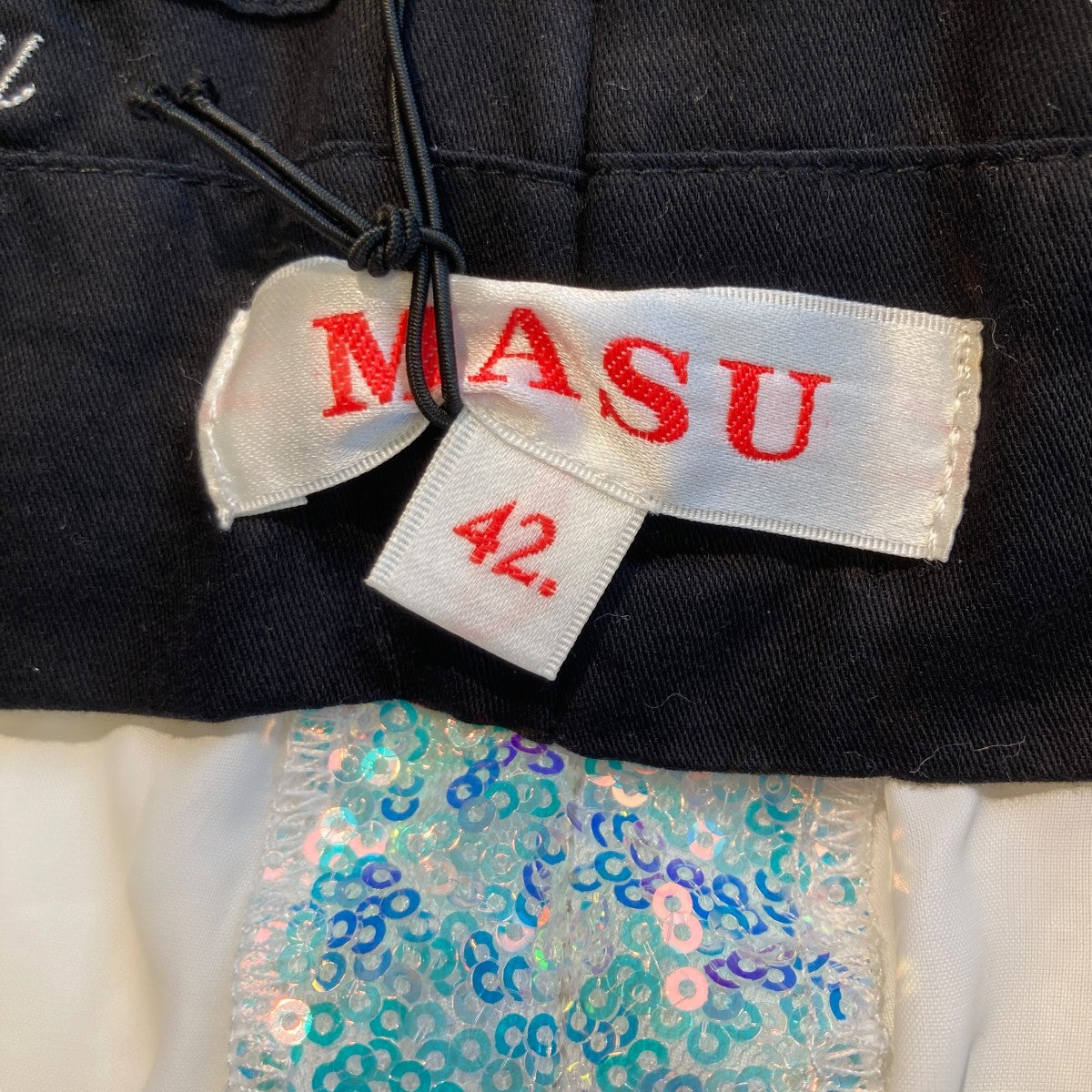 MASU(エムエーエスユー) 24AWSEQUINS EASY PANTSパンツMPFW