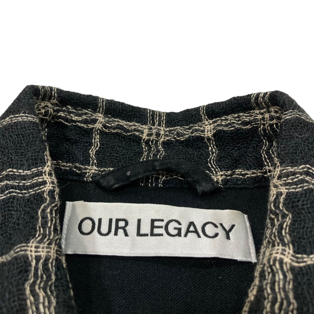 OUR LEGACY(アワーレガシー) 2025SS ABOVE SHIRT チェック