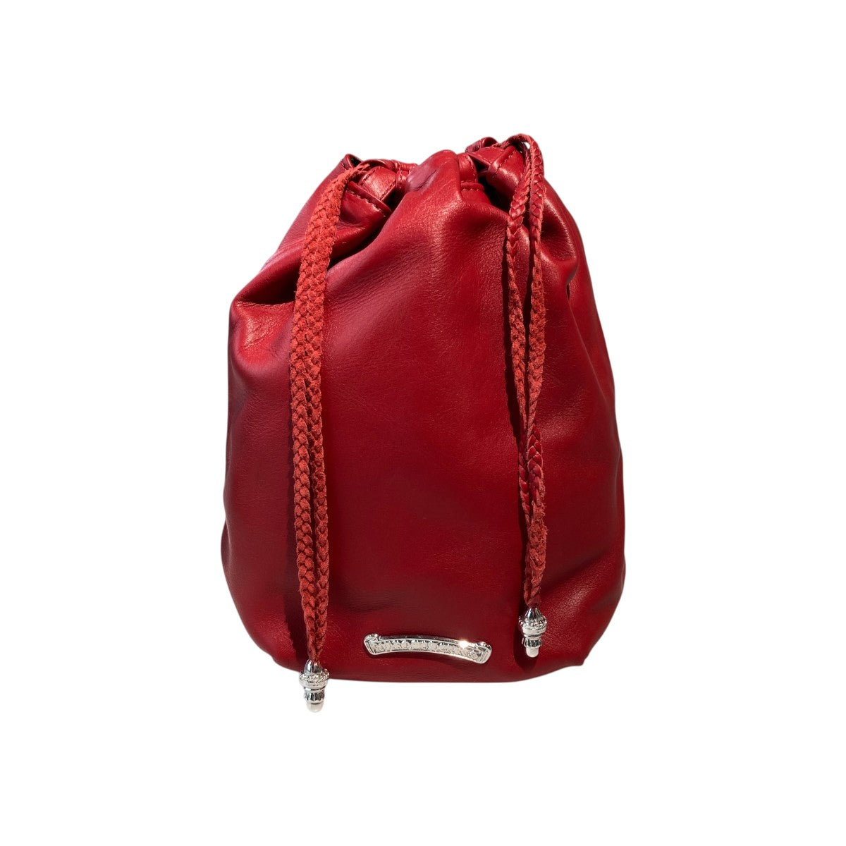 大(9x10)サイズクロムハーツ 革袋 レザーポーチ 巾着 5枚 CHROME