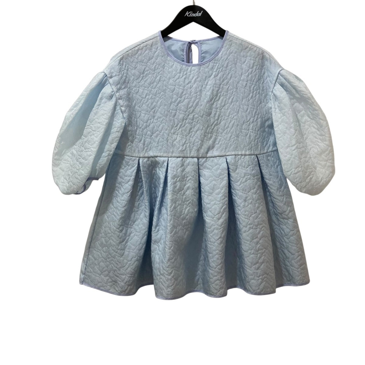 BLUELEA SILKY JACQUARED ブラウス232004/5 古着・中古-1枚目のアイテム画像