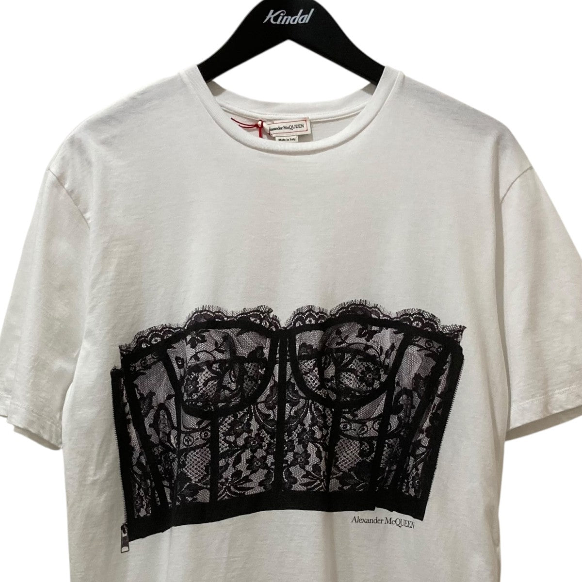 ALEXANDER MCQUEEN クルネック Tシャツ 半袖 727310QUX06 4850 ALEXANDER MCQUEEN クルネック Tシャツ 半袖 727310QUX06 4850