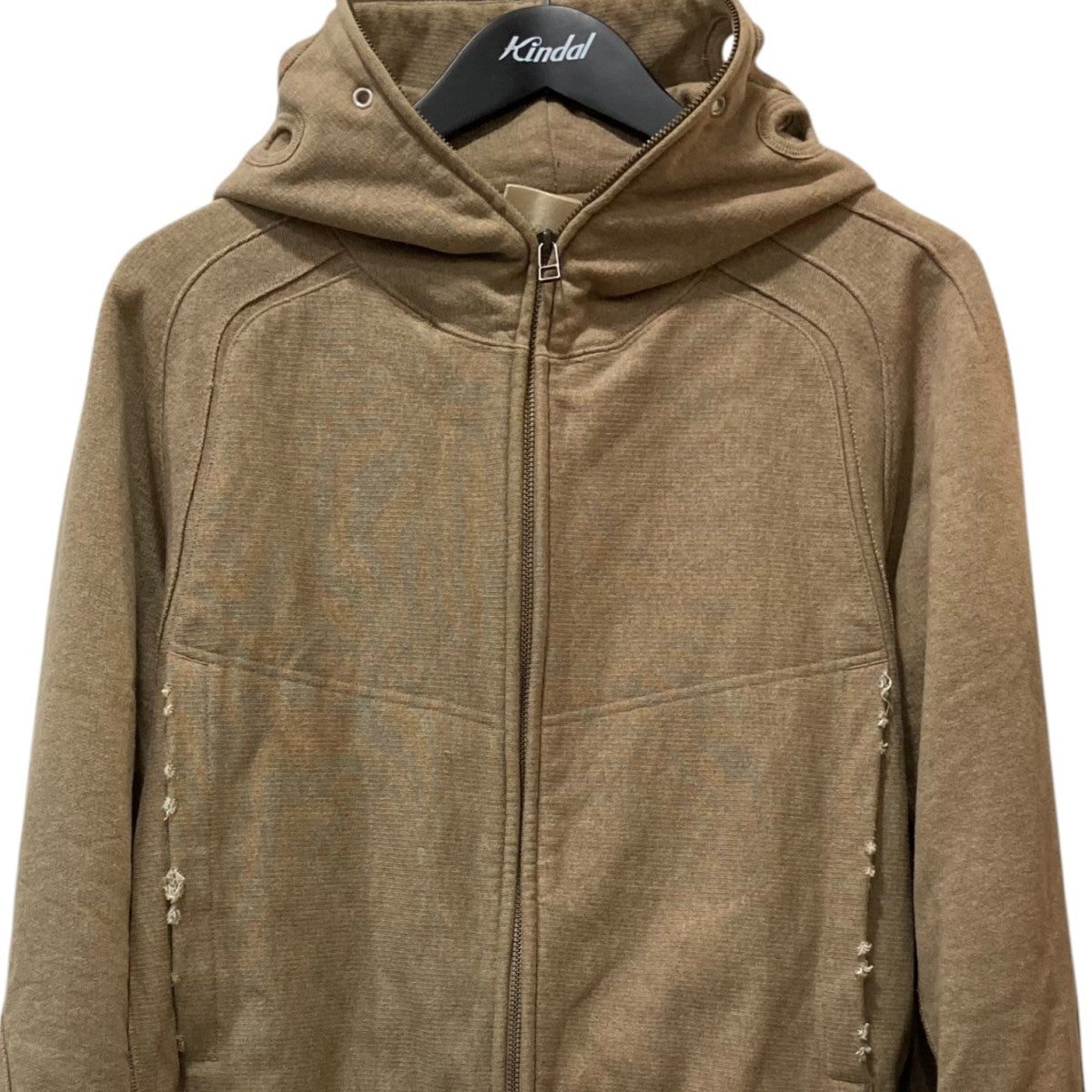 JIAN YE 23AW DAMAGE SOLID HOODIE ベージュ JIAN YE 23AW DAMAGE SOLID HOODIE ベージュ