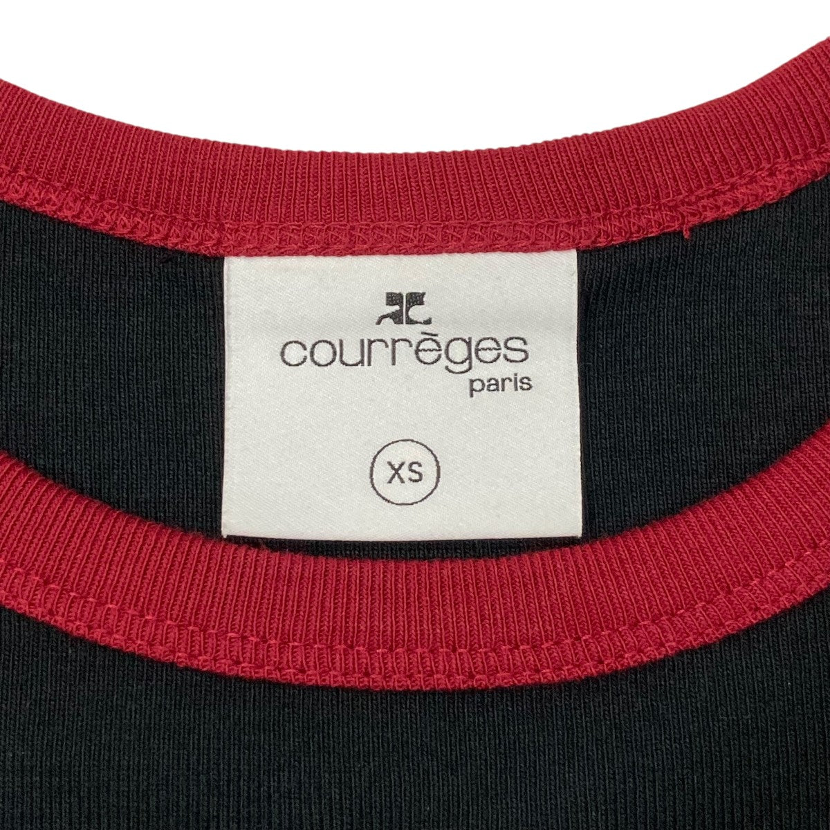 【着回し◎】Courreges ヘリテージ クルーネック Tシャツ クルーネックTシャツ／半袖／ウォッシャブル／接触冷感