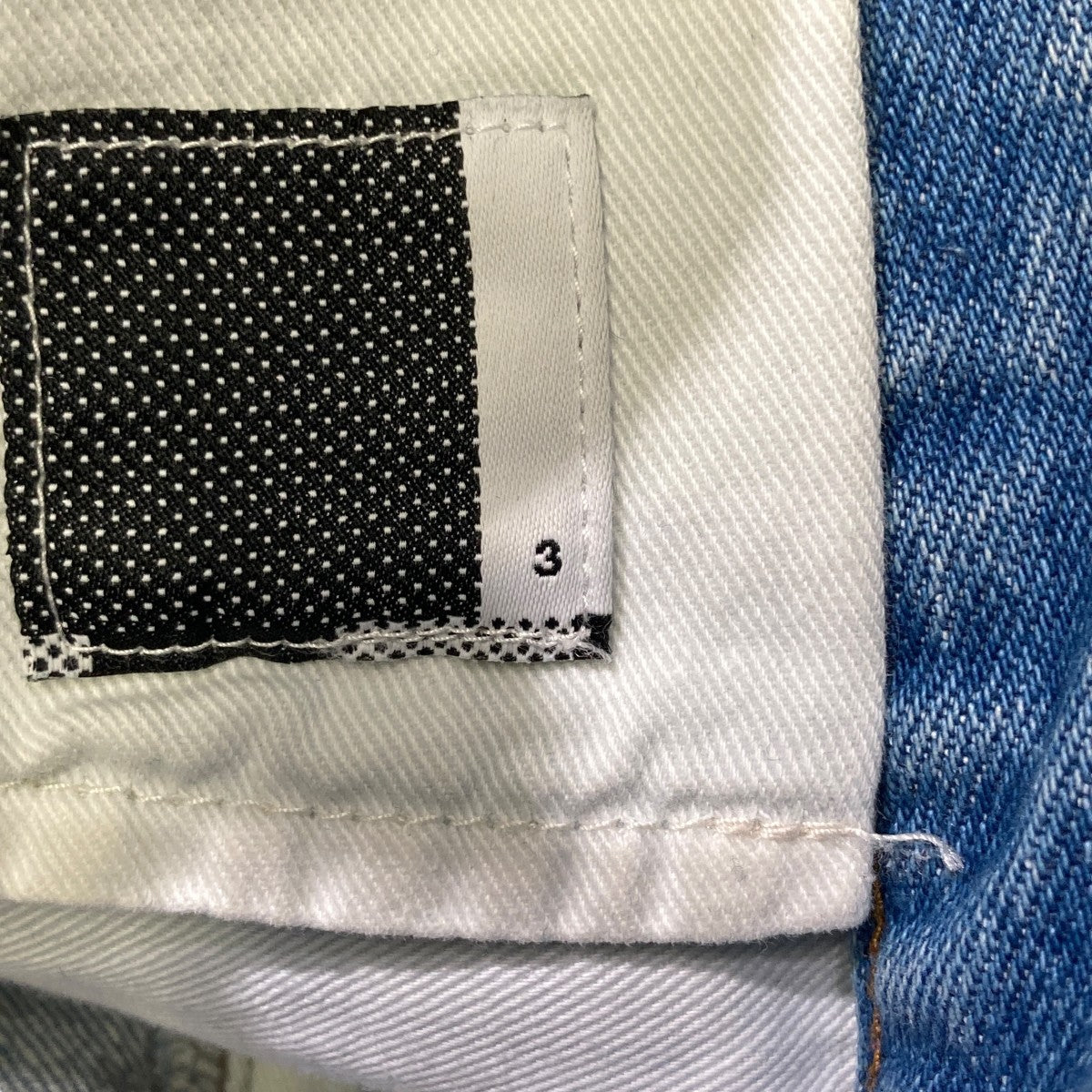 FACETASM FACETASM CROPPED PRINT DENIM PANTSデニムパンツCSW-PT-M03 古着・中古-5枚目のアイテム画像