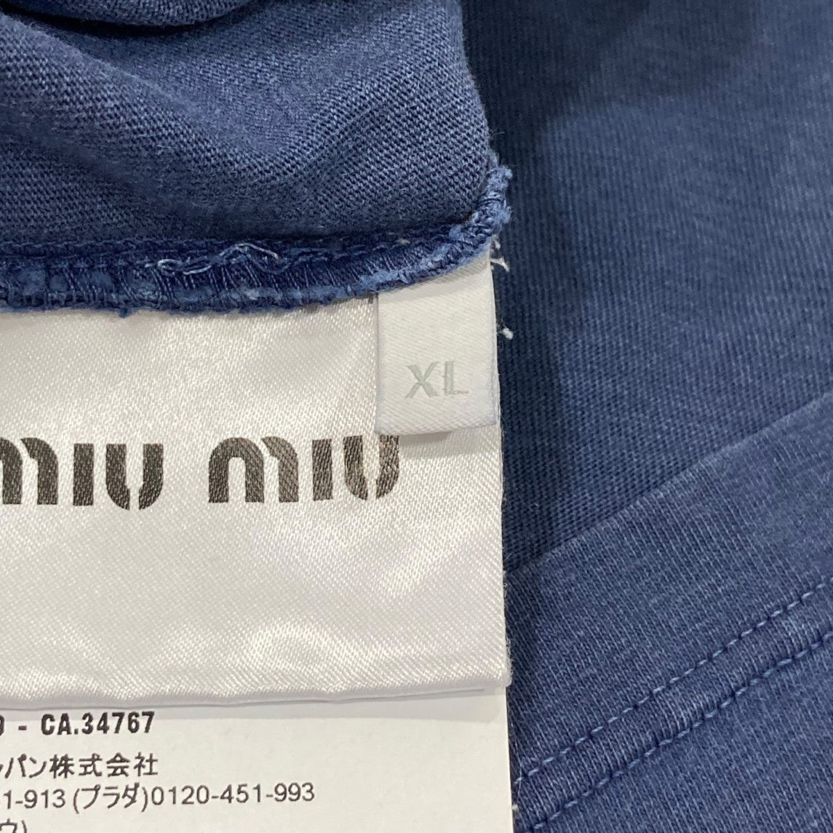 MIU MIU(ミュウミュウ) ロングスリーブTシャツMJL064 MJL064