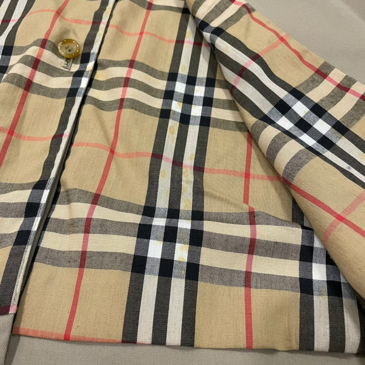 Burberry ステンカラーコート 46 S ベージュ Burberry's(バーバリーズ) ステンカラーコート ベージュ サイズ