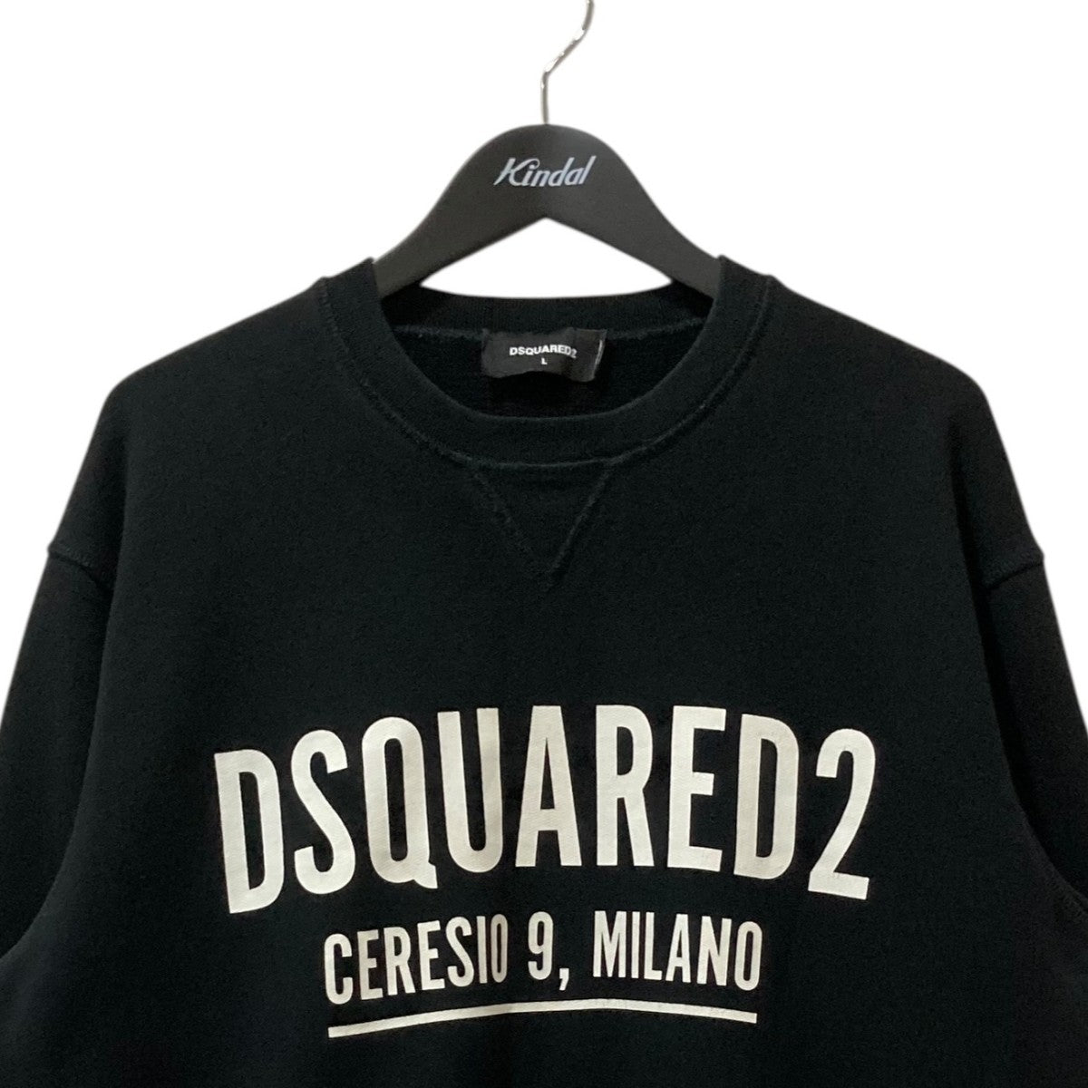 DSQUARED2 プリントクルーネックトレーナー Lサイズ DSQUARED2(ディースクエアード) クルーネックスウェット154143
