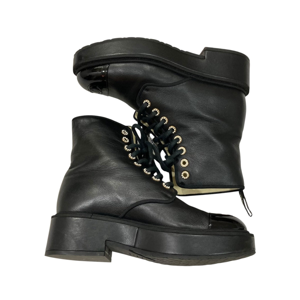 CHANEL ココマーク　ブーティ　パンプス　メッシュ CHANEL シャネル ココマーク バレエシューズ フラット パンプス