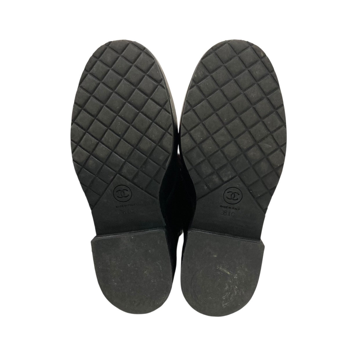 CHANEL(シャネル) パール装飾ココマーク レースアップブーツ G33168