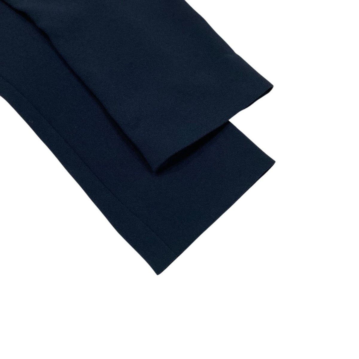 マメクロゴウチ mame kurogouchi 刺繍襟 ジャージーブラウス MM19AW-SH712 ネイビー サイズ：2 mame kurogouchi(マメクロゴウチ) 刺繍襟 ジャージーブラウス