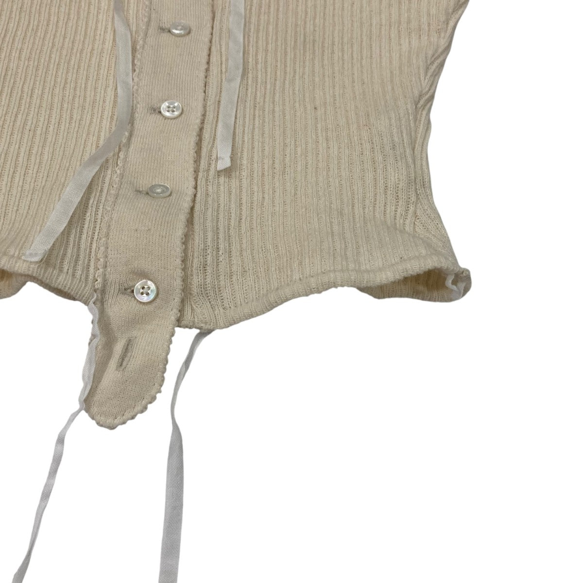 フミカウチダ　新品　未使用VINTAGE RIBBED FUMIKA UCHIDA(フミカウチダ) VINTAGE RIBBED CORSET TOP LONG