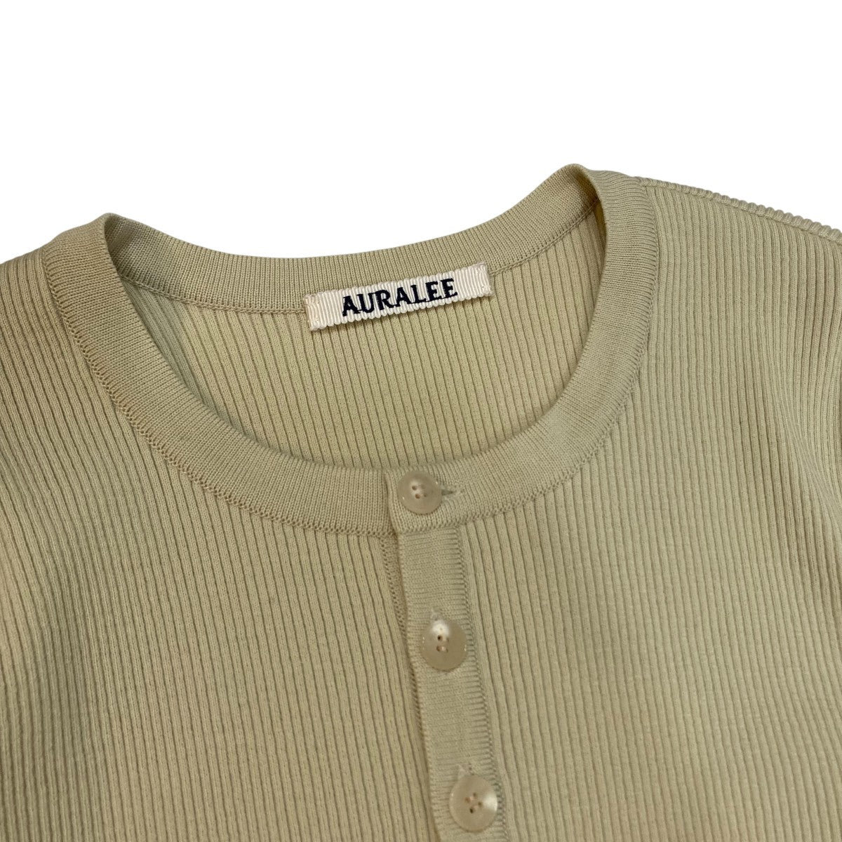 AURALEE(オーラリー) SUPER FINE WOOL HIGH GAUGE RIB KNIT
