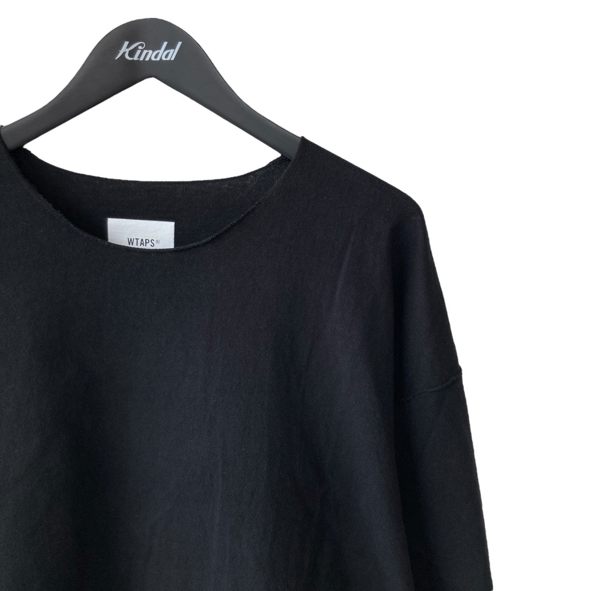 WTAPS ロンT 241ATDT-CSM06 SIZE 04 XL BLACK WTAPS(ダブルタップス) 24SSLIM LS COTTON長袖Tシャツ241ATDT