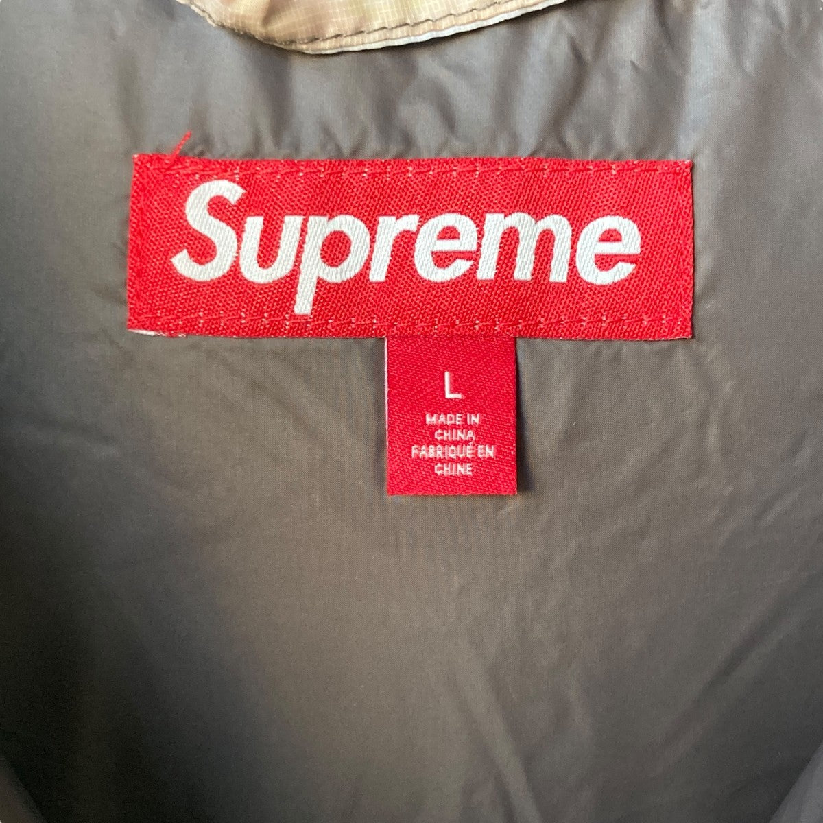 Supreme 23AWMICRO DOWN HALF ZIPダウンジャケット 古着・中古-5枚目のアイテム画像