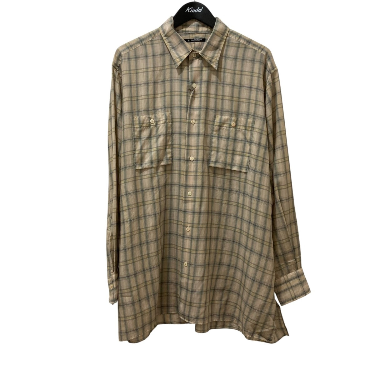 MAATEE & SONS ベージュ 長袖シャツ kindal_8039000898531