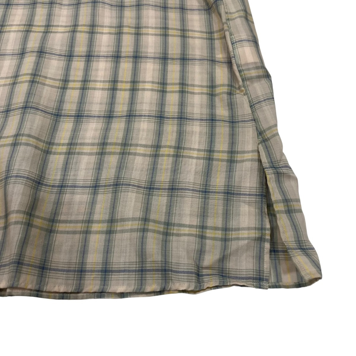 MAATEE&SONS S/S CHARLES 半袖シャツ　チェックシャツ 楽天市場】【中古】MAATEE＆SONS 24SS WOOL ONE PIECE COLLAR