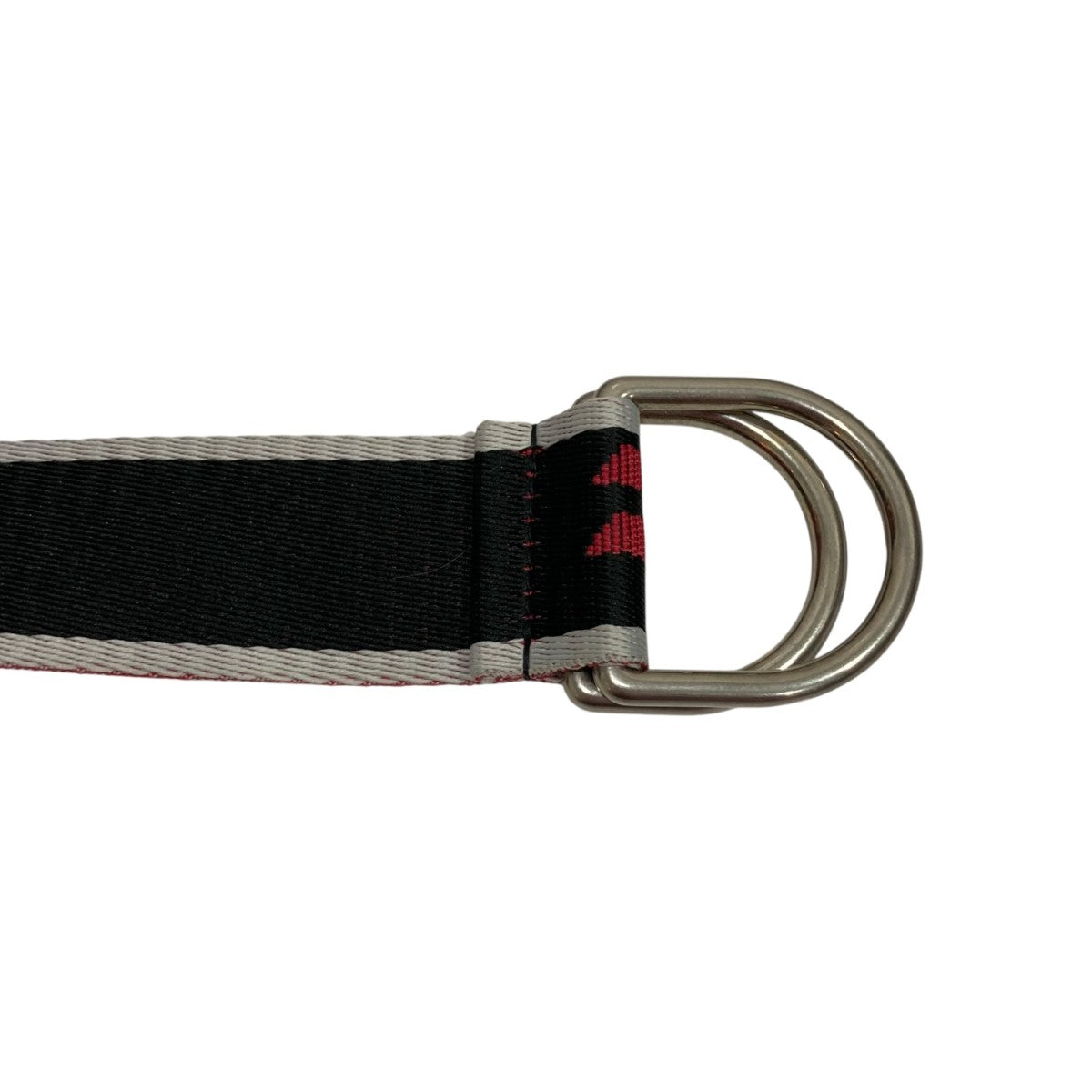 BALENCIAGA(バレンシアガ) D Ring ベルト ブラック×レッド｜【公式