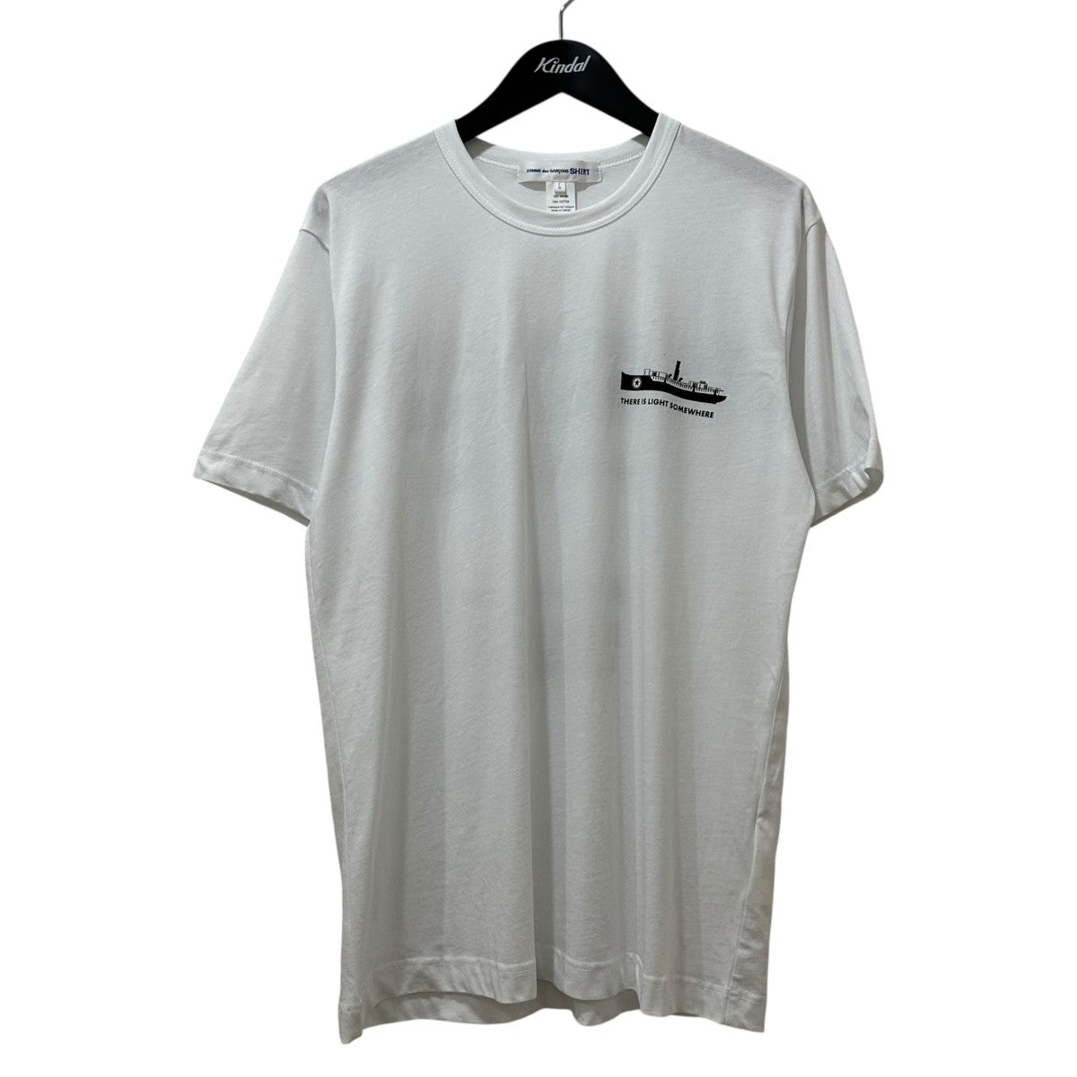 COMME des GARCONS SHIRT THERE IS LIGHT SOMEWHEREクルーネックＴシャツFZ-T100 古着・中古-1枚目のアイテム画像