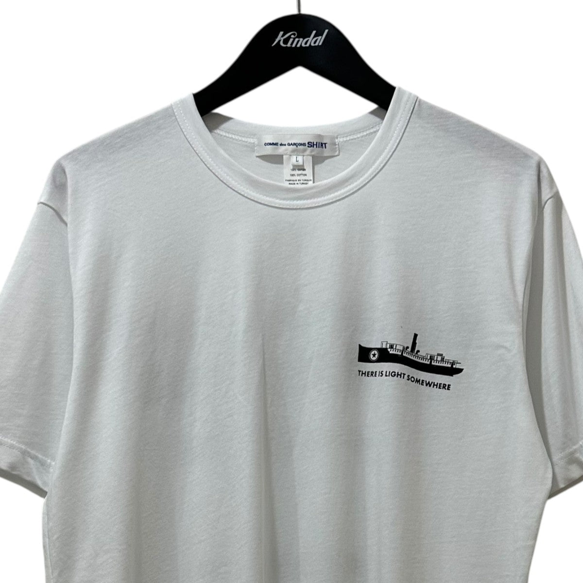 COMME des GARCONS SHIRT THERE IS LIGHT SOMEWHEREクルーネックＴシャツFZ-T100 古着・中古-3枚目のアイテム画像
