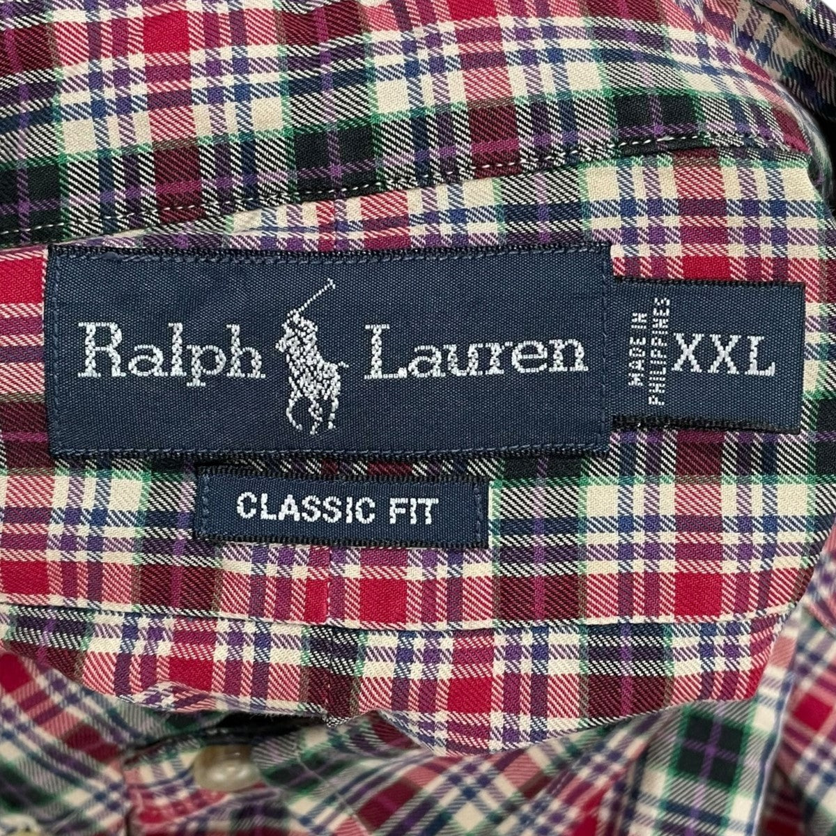 ポロラルフローレン シャツ グリーン チェック クラシックフィット POLO RALPH LAUREN クラシック フィット チェック リネン シャツ