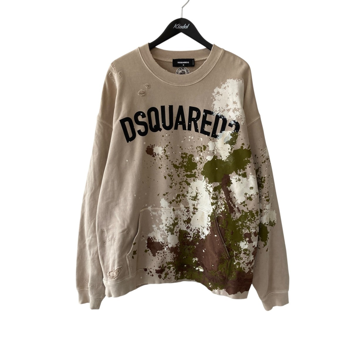DSQUARED2(ディースクエアード) 21AWSPRAY＆PAINT D2 SWEATER