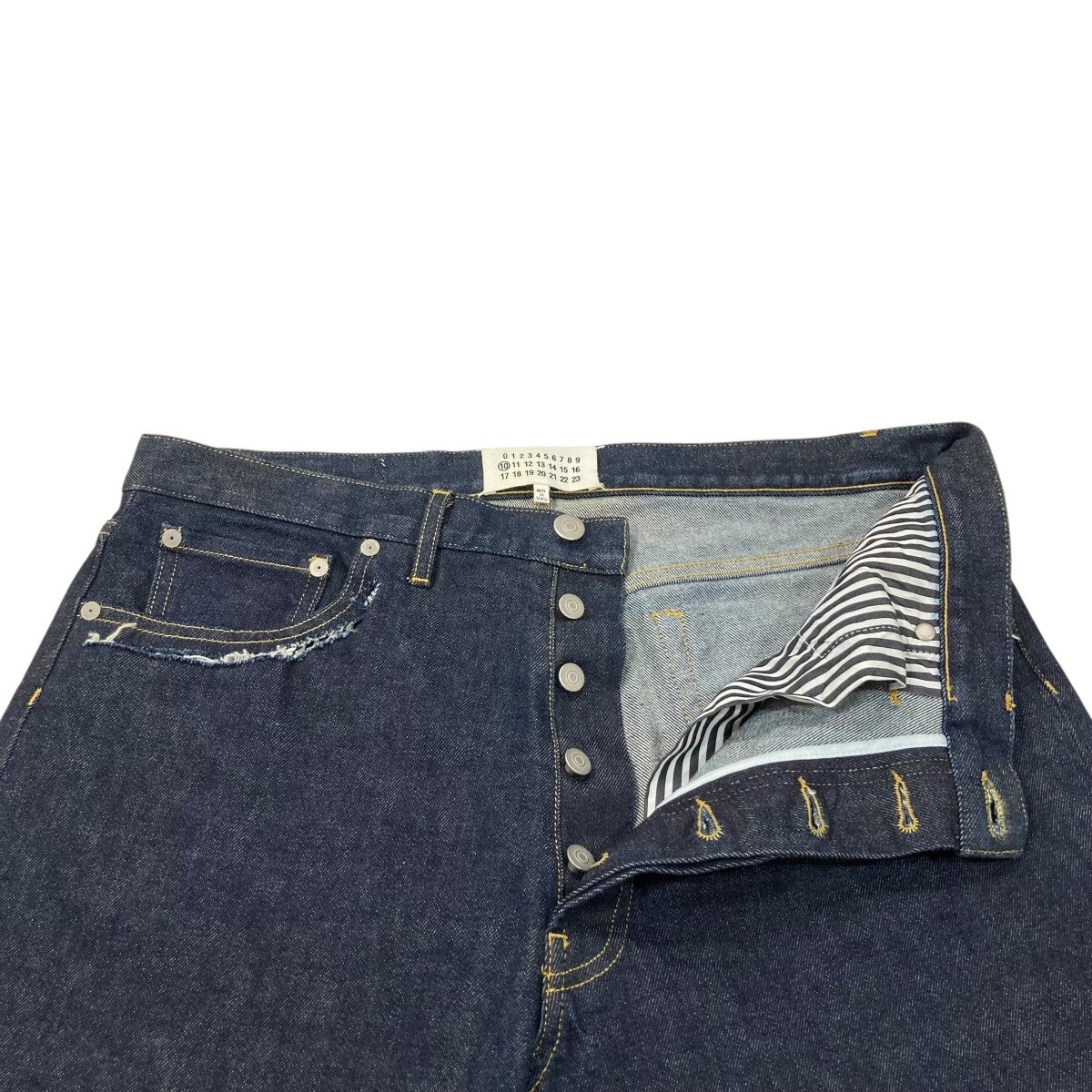 Maison Margiela カットオフ デニム 42 メゾンマルジェラ Maison Margiela/メゾン マルジェラ】カットデニム（デニム