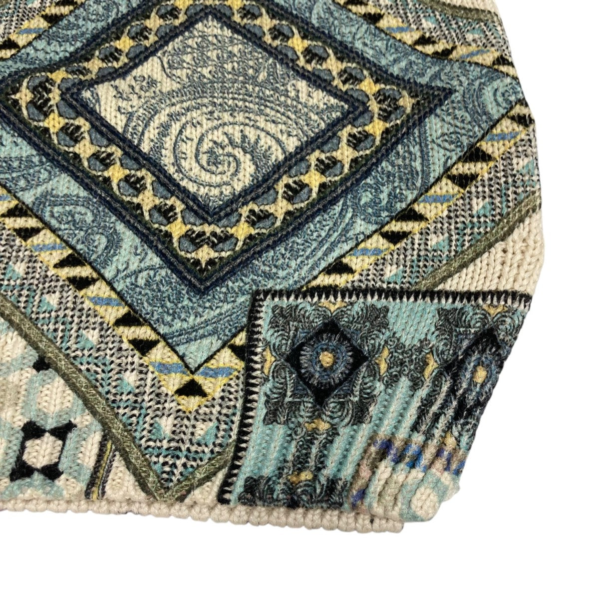 エトロ ETRO 半袖ニット 231-19657-9794 ベージュ×マルチカラー サイズ：40 ETRO(エトロ) 半袖ニット231-19657-9794 231-19657-9794