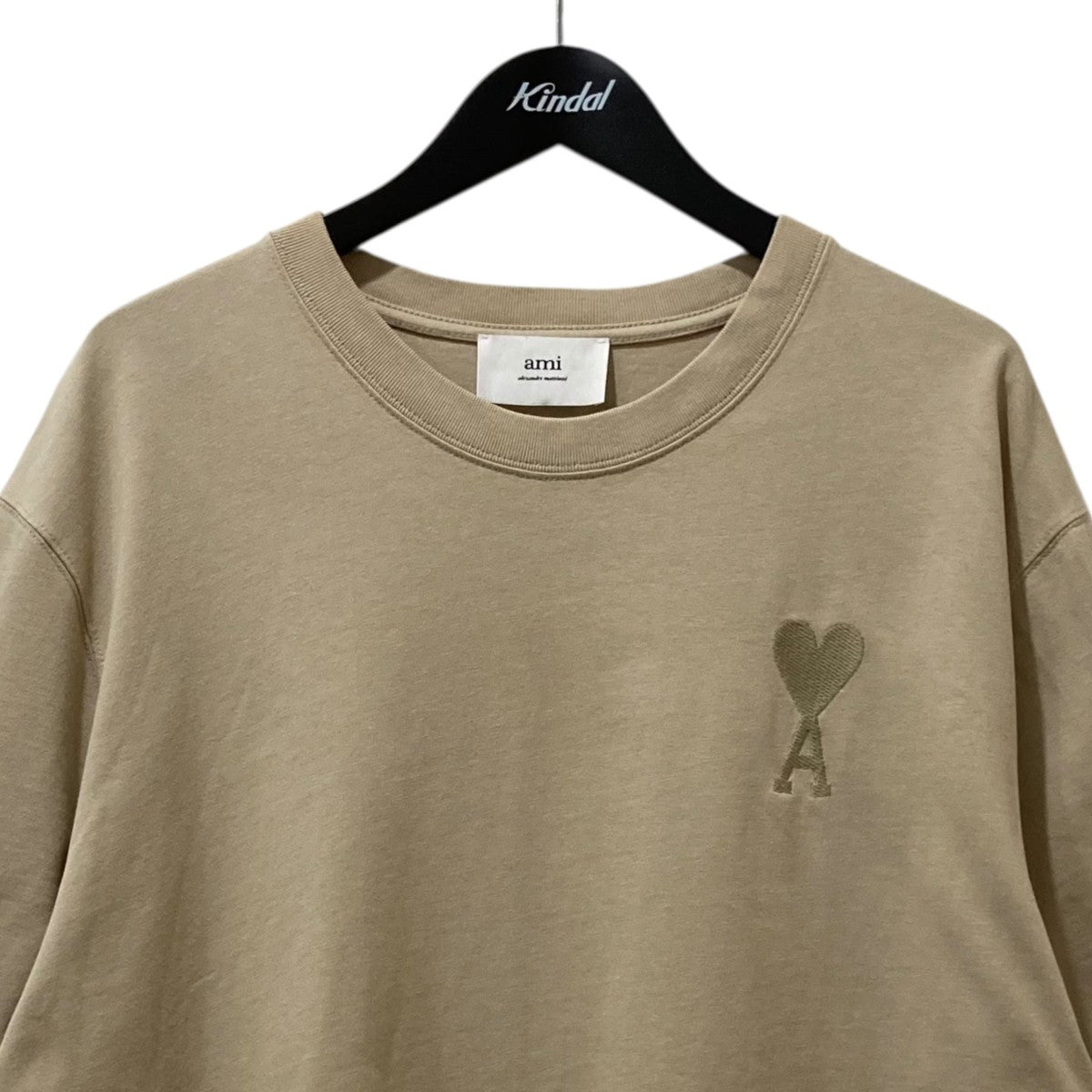 ami ＊ Tシャツ ＊ ベージュ ベージュ コットン Ami de Coeur クロップド Tシャツ ホワイト