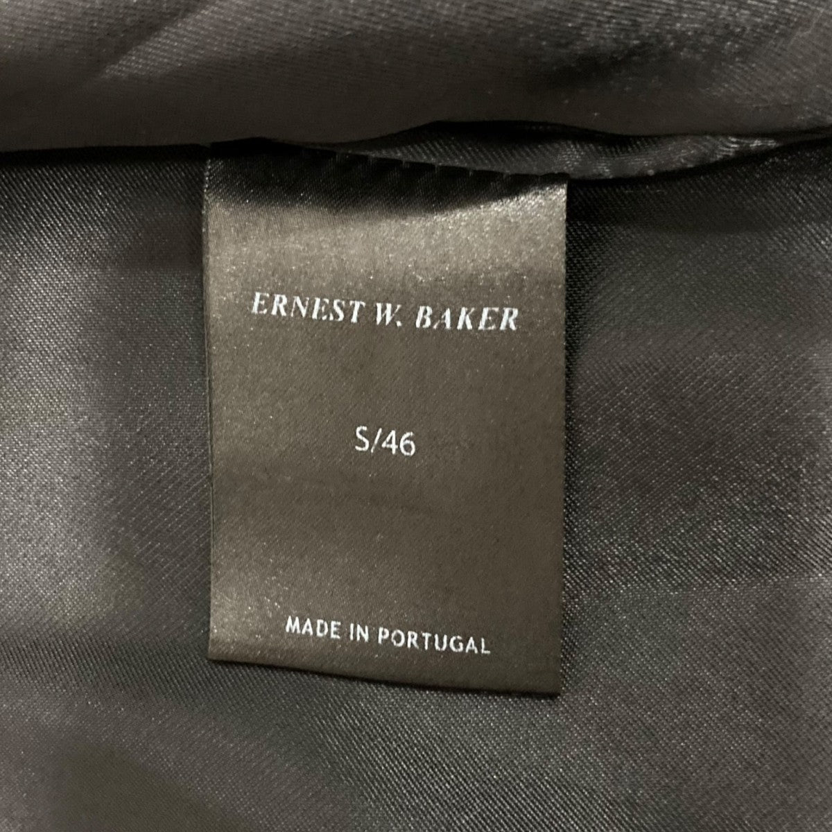 トップス ERNEST W.BAKER SS20 SIZE L ERNEST W.BAKER】80's レザー トラックジャケット (ERNEST W