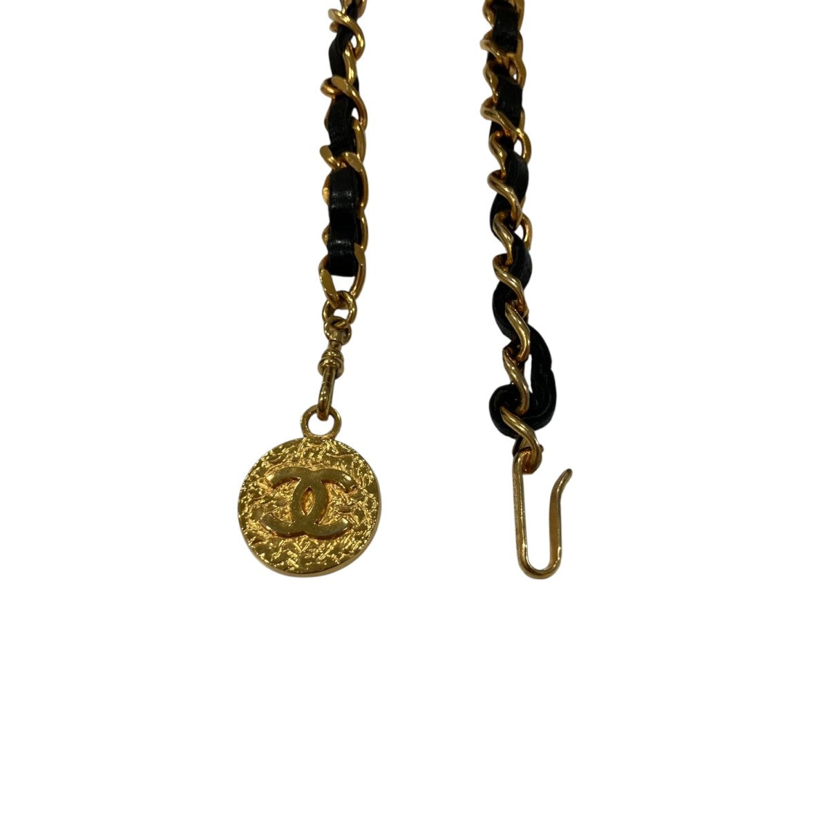 Chanel チェーンベルト 約120cm CHANEL(シャネル) チェーンベルト ブラック×ゴールド｜【公式