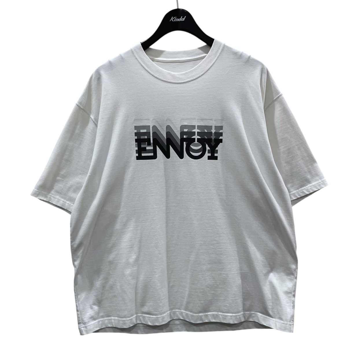 ENNOY ロゴプリントTシャツ Electric Logo GradationTシャツ エレクトリックロゴグラデーションTシャツ SS23BRENCT07NTL 古着・中古-1枚目のアイテム画像