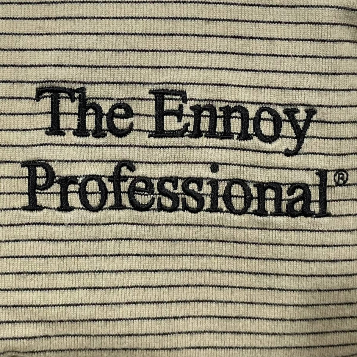 ENNOY(エンノイ) 23SS ボーダー柄Tシャツ S／S Border T-Shirt
