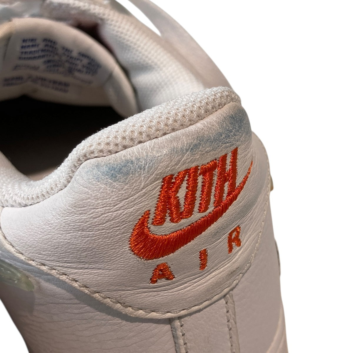 NIKE×KITH Air Force 1 Low White Rush Blue White Brilliant Orange