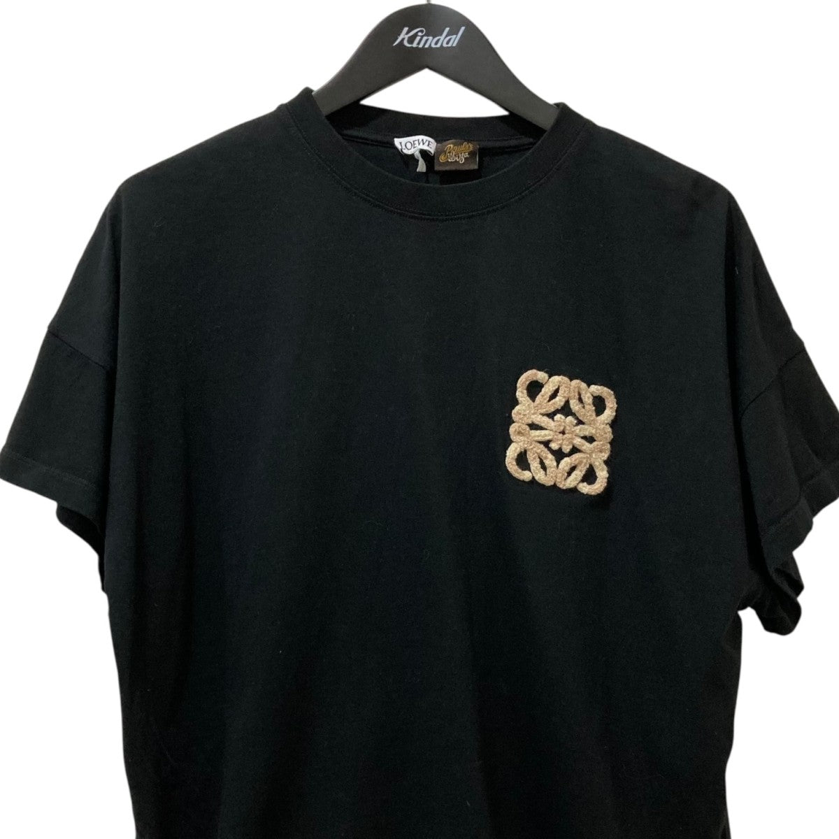 LOEWE ロエベ Tシャツ ブラック size:XS LOEWE☆リラックスフィットTシャツ ブラック (LOEWE/Tシャツ