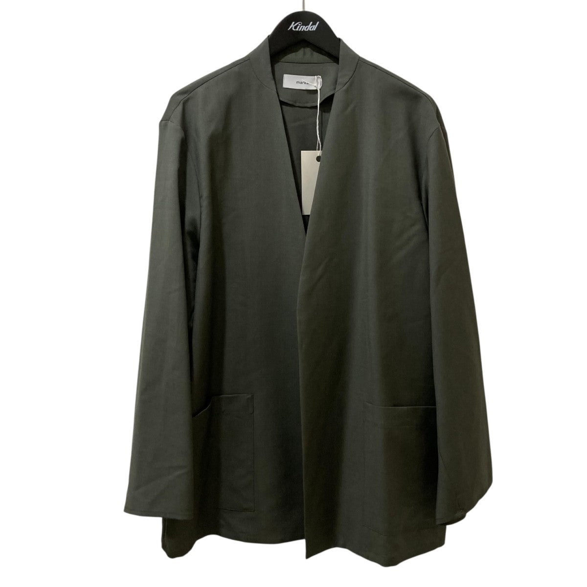 MARKAWARE マーカ メルトンウールライダースジャケット サイズ1 MARKAWARE(マーカウェア) メルトンライダースジャケットA13F