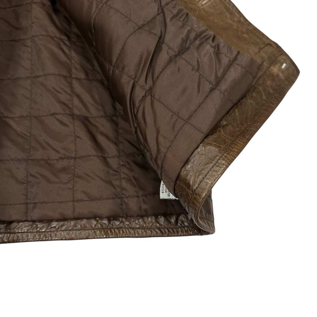 ARMANI EXCHANGE レザージャケット ブラウン ARMANI EXCHANGE - 美品 アルマーニ エクスチェンジ ARMANI