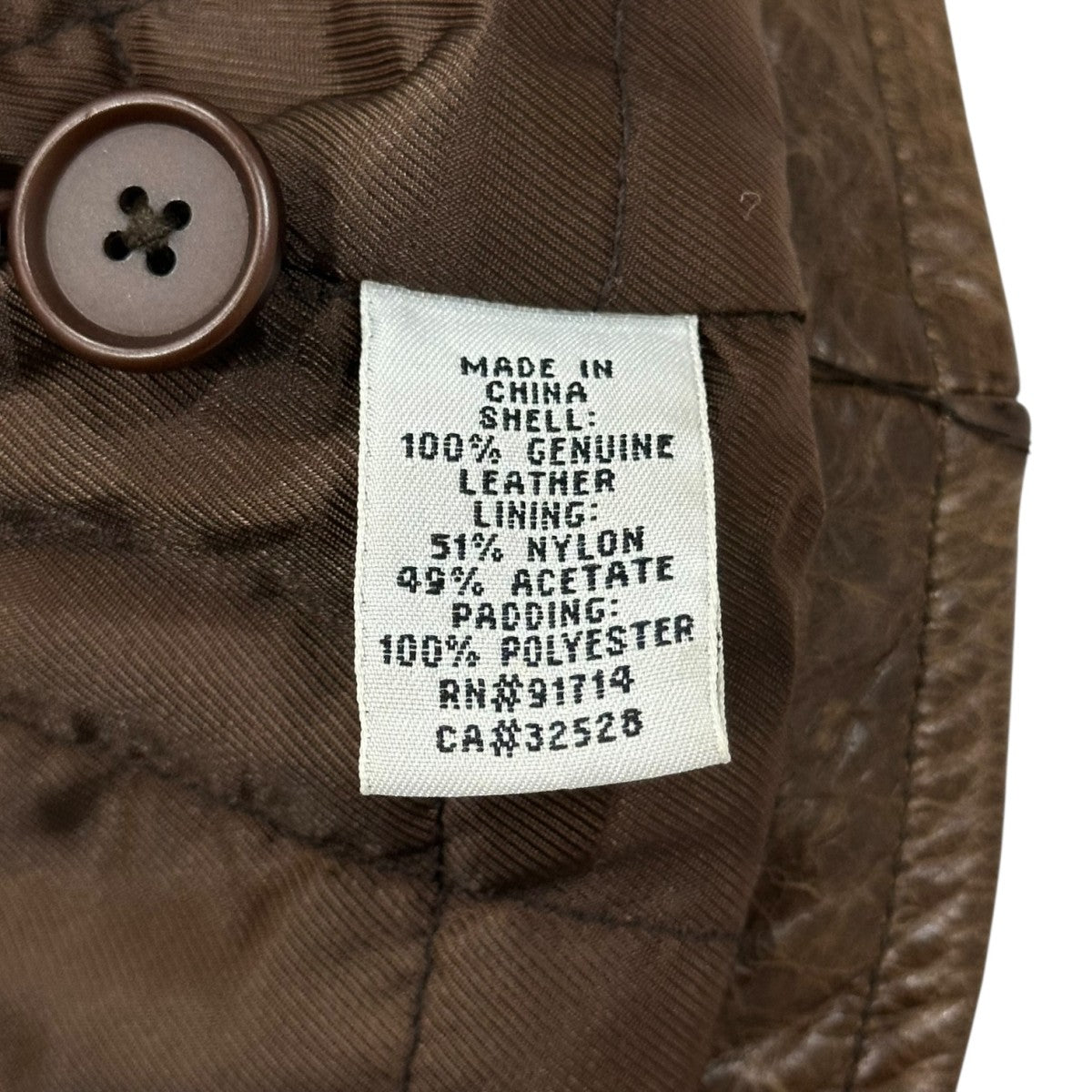 ARMANI EXCHANGE レザージャケット ブラウン 美品 アルマーニ エクスチェンジ ARMANI EXCHANGE ジャケット