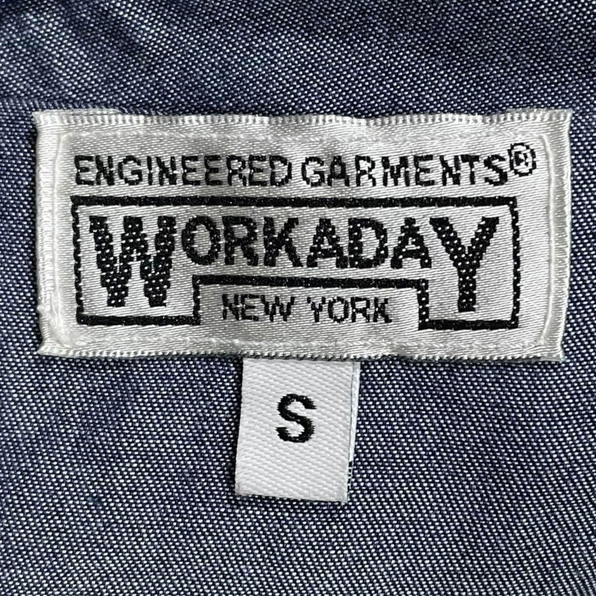 美品 ENGINEERED GARMENTS デニムシャツ S Engineered Garments WORKADAY(エンジニアドガーメンツ