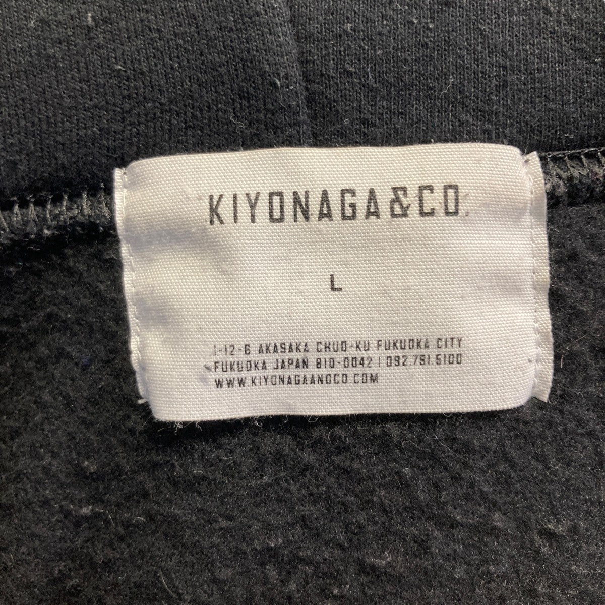 kiyonaga＆co．パーカーK-000020