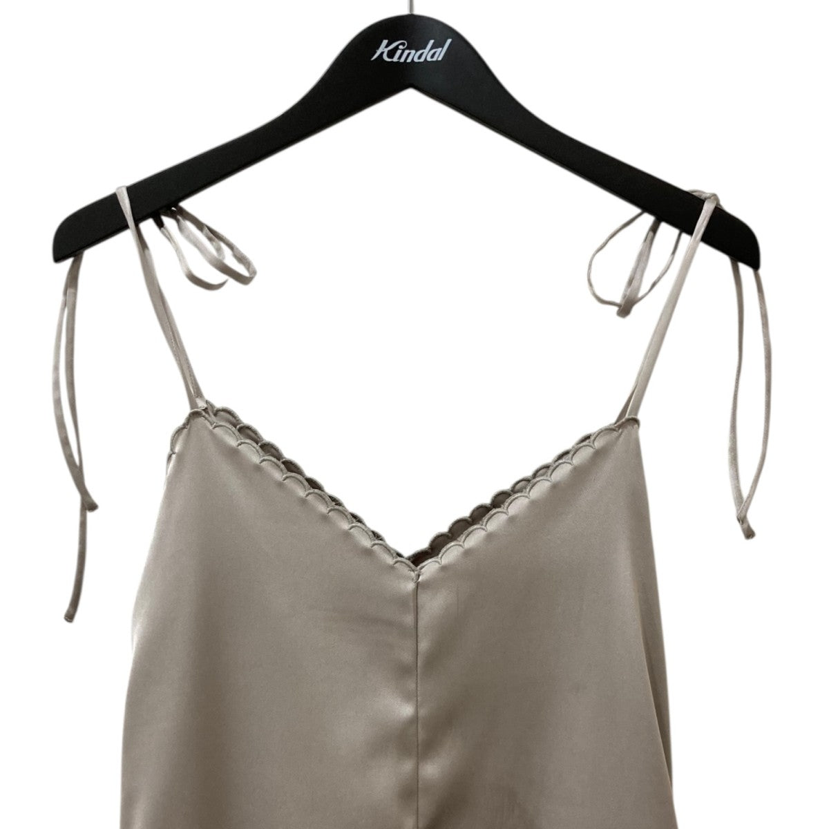 Gypsohila Scallop Satin SalopetteサテンサロペットGPCF-105 古着・中古-3枚目のアイテム画像