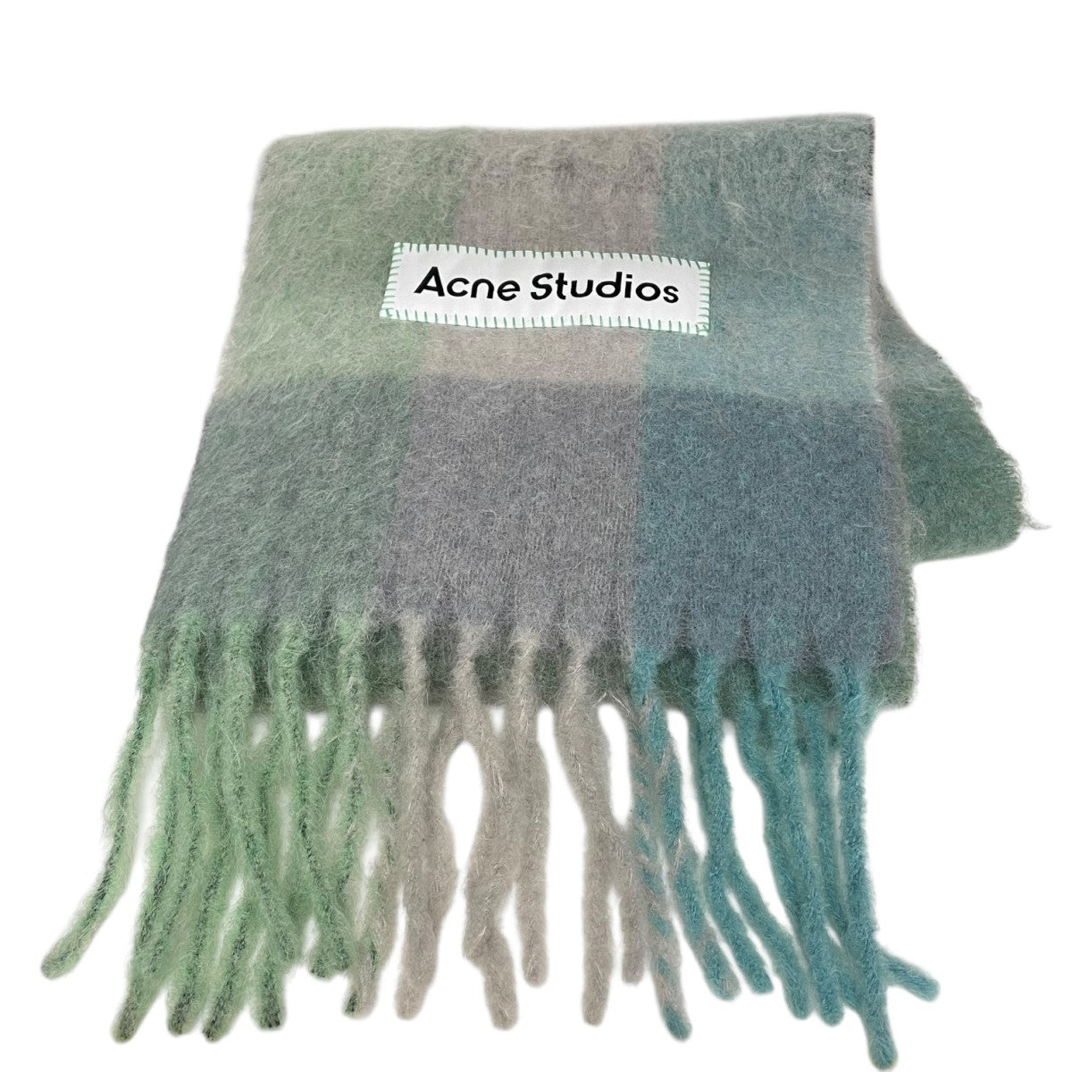 ACNE STUDIOS(アクネストゥディオズ) モヘアチェック マフラーCA0084