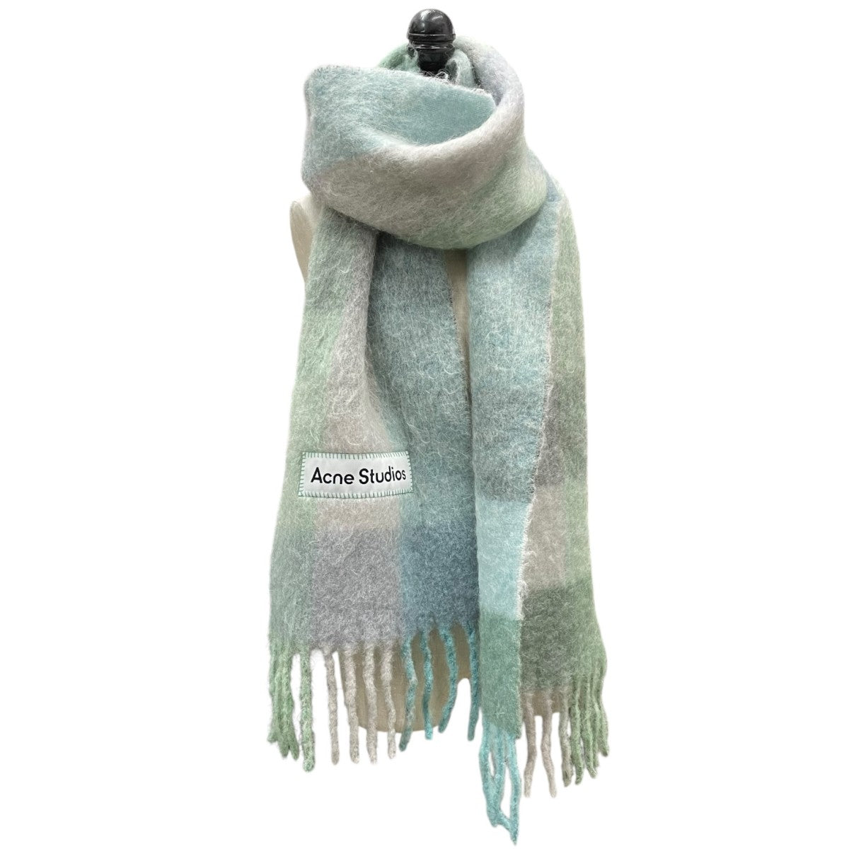 ACNE STUDIOS(アクネストゥディオズ) モヘアチェック マフラーCA0084