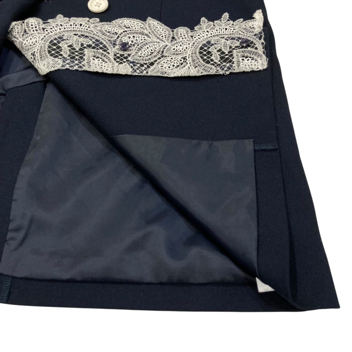 Lily Brown(リリーブラウン) Attached Lace Collar ダブル