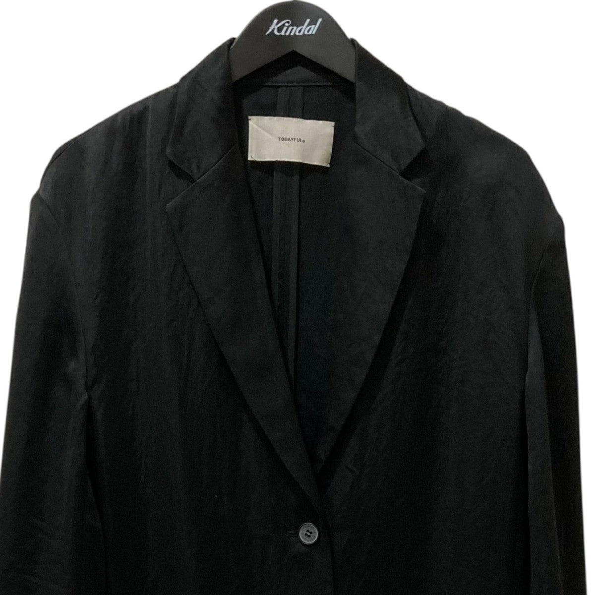 todayful サテンオーバージャケット 25ss TODAYFUL Satin Over Jacket サテンオーバージャケット Ecru