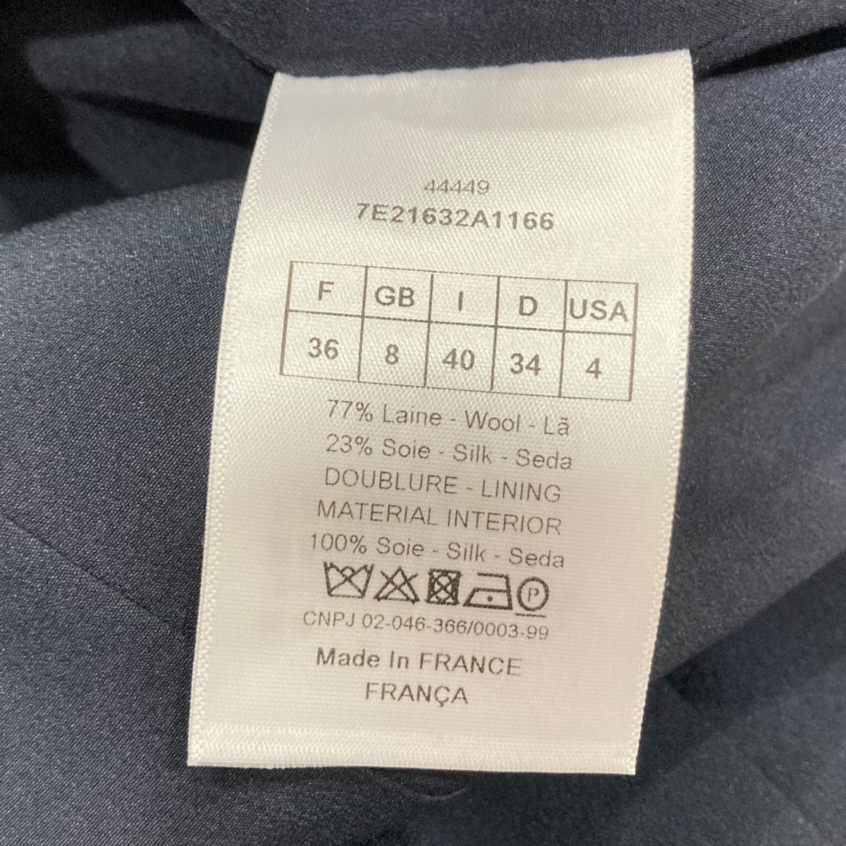 Christian Dior 半袖ワンピース7E21632A1166 古着・中古-7枚目のアイテム画像