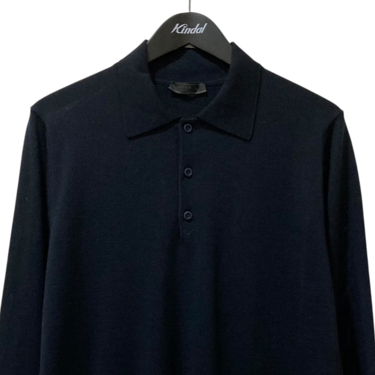 PRADA グレー ポロシャツ Prada ロゴ スウェットシャツ | グレー | FARFETCH JP