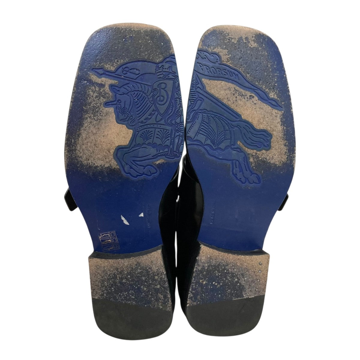 BURBERRY Equestrian Knight Shield Loafersスクエアトゥローファー4500727372 古着・中古-6枚目のアイテム画像