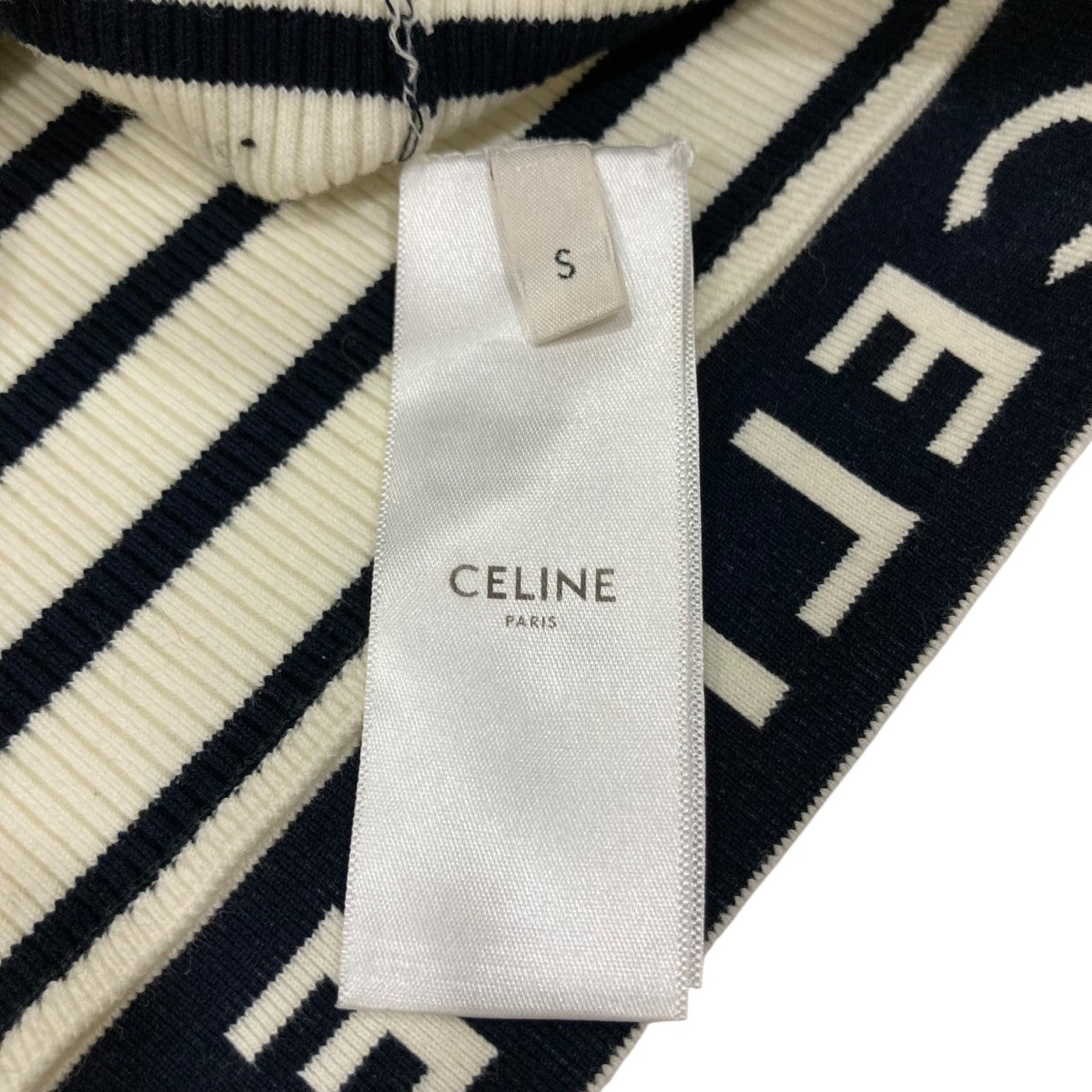 CELINE(セリーヌ) ボーダー 柄ショート丈 タンクトップ2A220372N